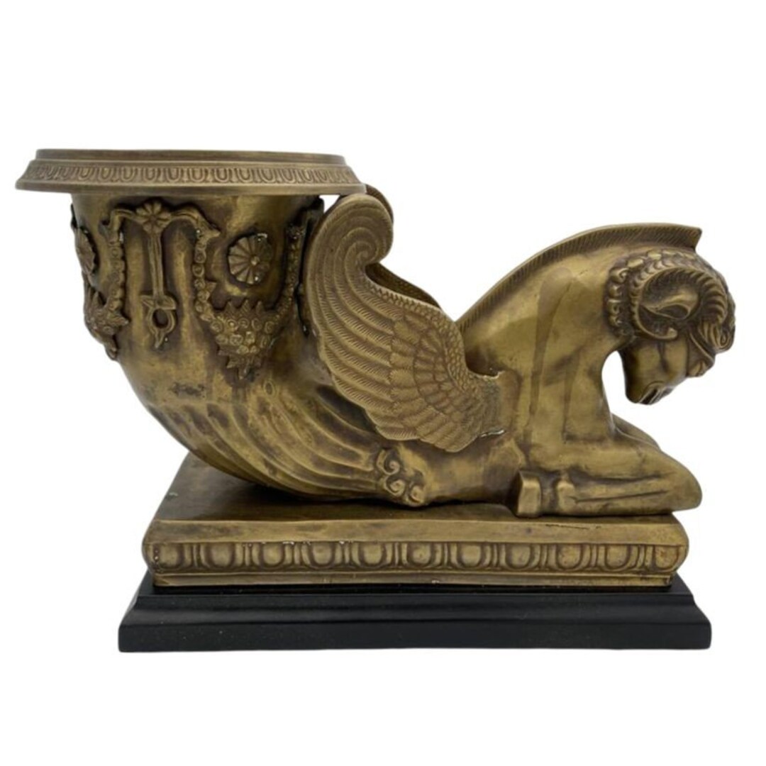Golden Fleece Chrysomallos Winged Ram Bronze Mantle Urn - Etsy