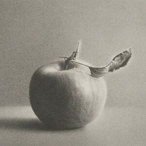 Martha Alf Apple Still Life Lithograph Print Limited Edition 230 of 250 Signed image 3