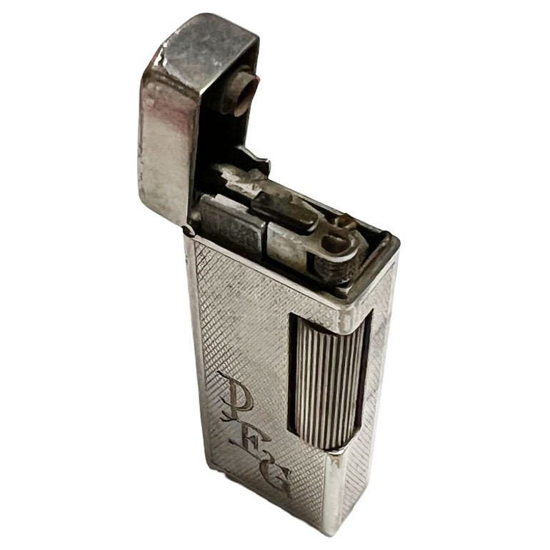 Dunhill London Silver Plate Rollalite Petrol Lighter Etsy