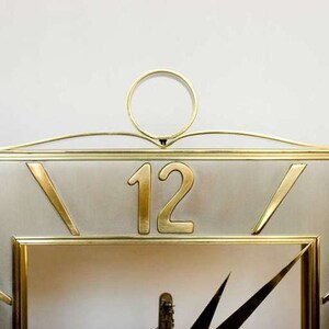 Kieninger & Obergfell German Regency Brass Mantel Clock image 6