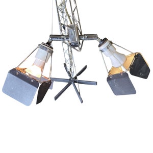 1970s Postmodern Crane Floor Lamp by Curtis Jere image 5