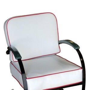 Wolfgang Hoffmann Custom Green and Black Springer Chair for Howell image 5