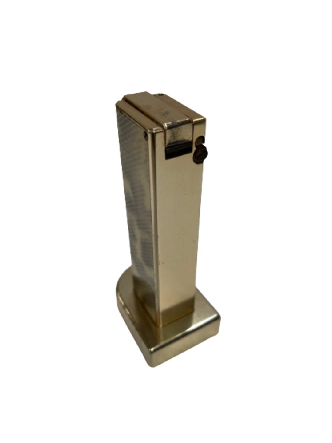 VINTAGE CYGNUS LIFT ARM TABLE LIGHTER WORKS WITH SWANK CLOCK