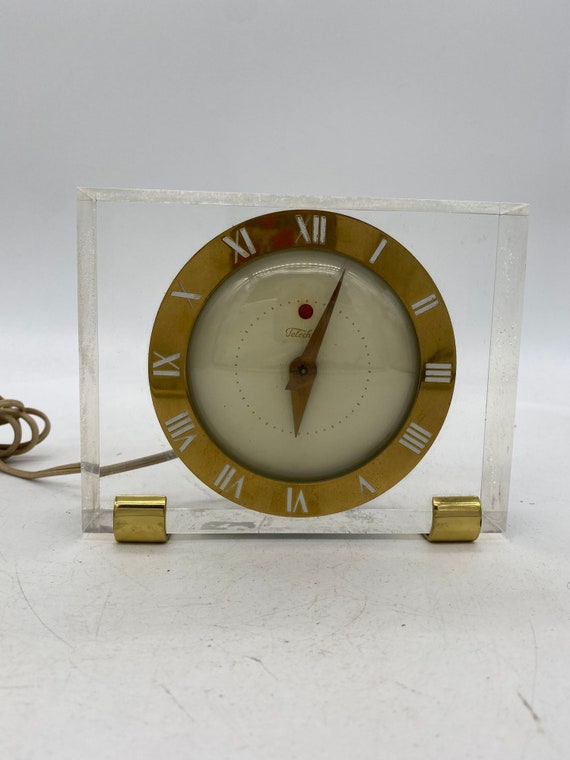 スペースエイジUSA 50年代 Telechron社Electric Clock Telechron Electric Clocks - Everset - 1950 - Metal Sign 11 x