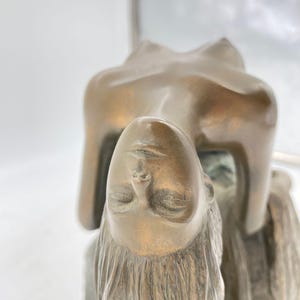 Bronze Mermaid Siren Statue on Beach Rock by James Siebert image 9