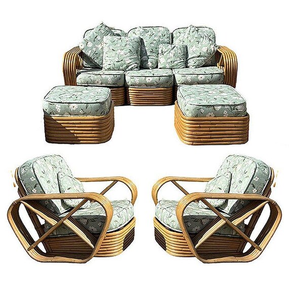 Sofa Chairs Deco Rattan Restored Art Deco Rattan 