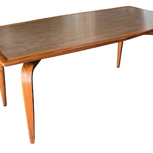 Mid-Century Walnut Dining Table by Maurice Bailey for Monteverdi Young