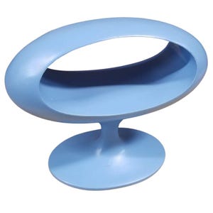 Y2K Space Age Mod Side Pedestal Table by William Emmerson