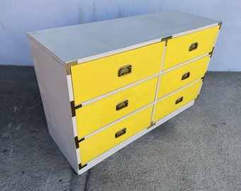 Mid Century Two-Tone "Colormates" Campaign Dresser by Morris of California