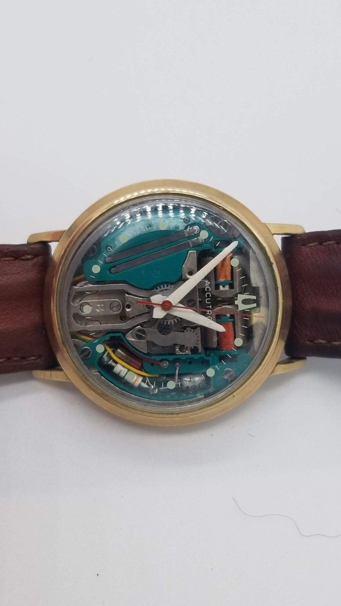 Rare 1965 Men's Accutron 214 Spaceview M5 Openwork/skeleton