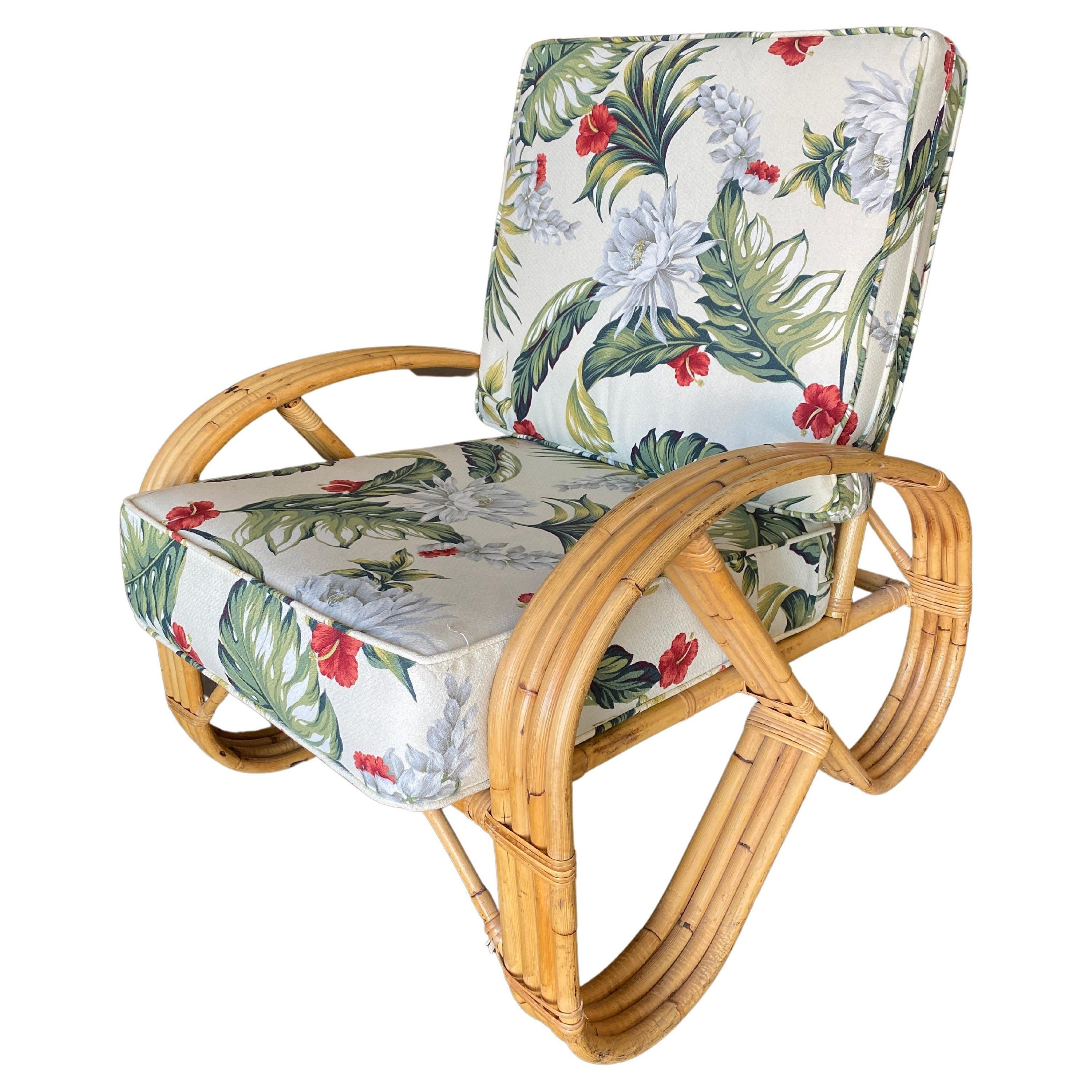 Rattan Pretzel Chair Etsy