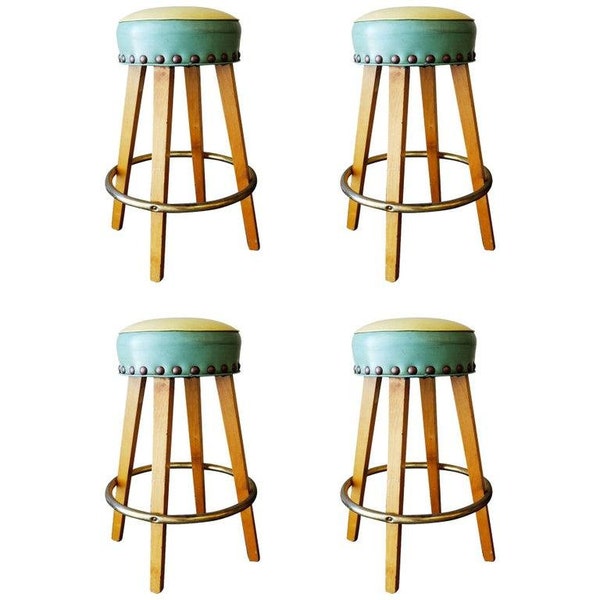 Midcentury Bar Stools Etsy