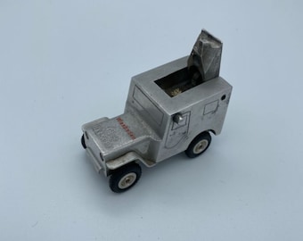 Rare Hand Machined Willys Jeep Ges-Gesch Table Lighter, West Germany by by Baier