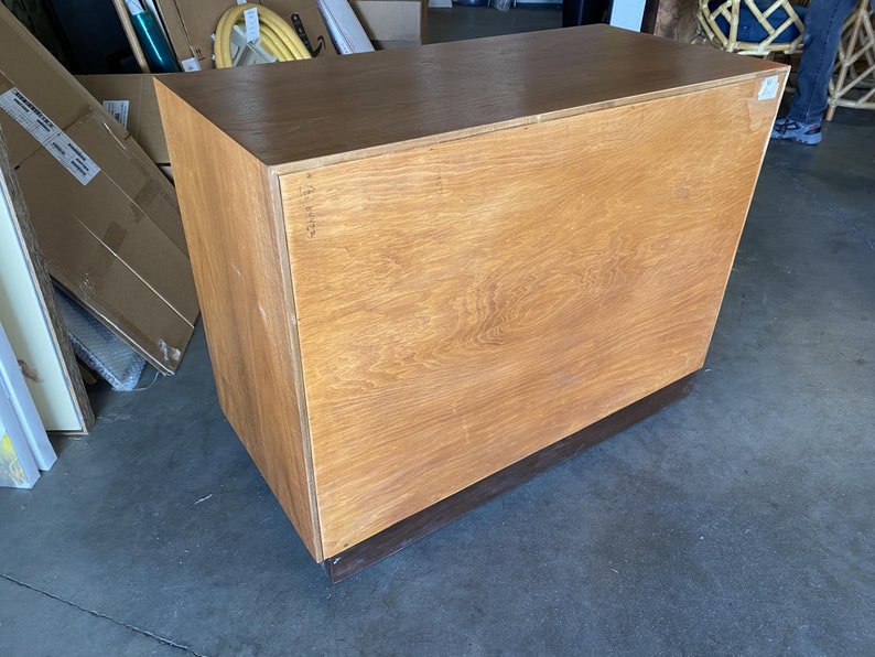 George Nelson Inspired Walnut Lowboy Dresser image 5