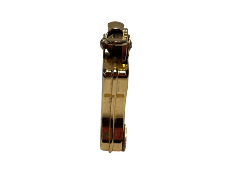Gold Plated Ronson Banjo Stylish Design Petrol Lighter, Japan image 5