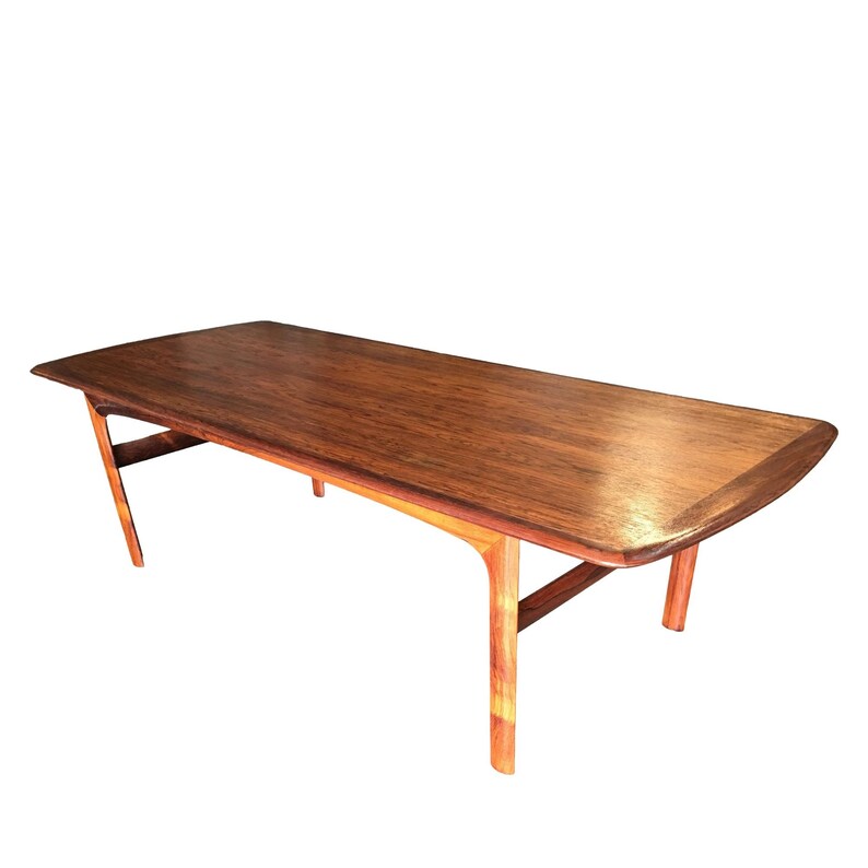 Swedish Mid Century Rosewood Coffee Table by Folke Ohlsson image 4