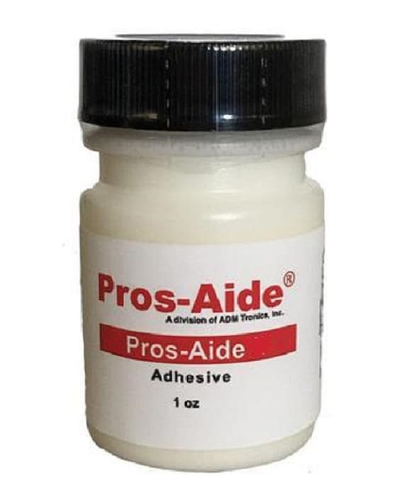 Pros-Aide Adhesive 1 oz. - By ADM Tronics - Latex Free Prosthetic Adhesive for SFX Cosplay. Dries Clear