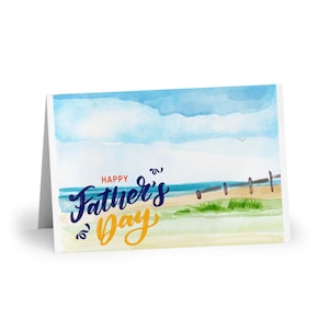 Cartes de voeux pour la fête des pères, 1 ou 10 pcs, cartes faites main pour papa, carte d'anniversaire, papeterie, jeu de cartes unique