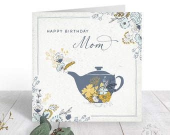 Mom Birthday Card | Birthday Card for Her | Floral Birthday Card