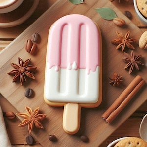 Popsicle 4.5&#39;&#39; Cookie Cutter Ice Cream Metal | Ice Cream Truck | BBQ Barbecue | Summer Dessert | Cookie Cutters