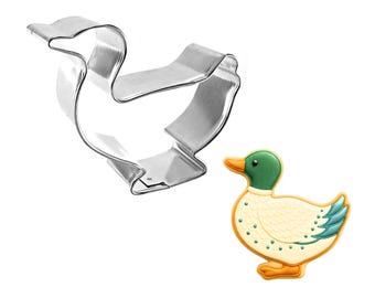 Duck Cookie Cutter 3'' Metal Bird Animal Baby Shower Sandwiches | Cookie Cutters