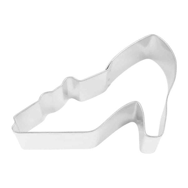 High Heel Shoe Glass Slipper 4'' Cookie Cutter Metal Ladies Princess Party Wedding Shower | Cookie Cutters