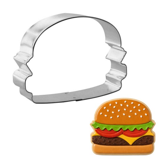 Hamburger 3.5" Cookie Cutter | BBQ Party, Family Reunion