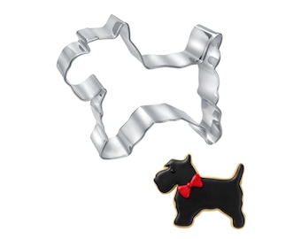 Scottie Dog 3.5'' Cookie Cutter | Metal Pet Treat Bakery Cutter