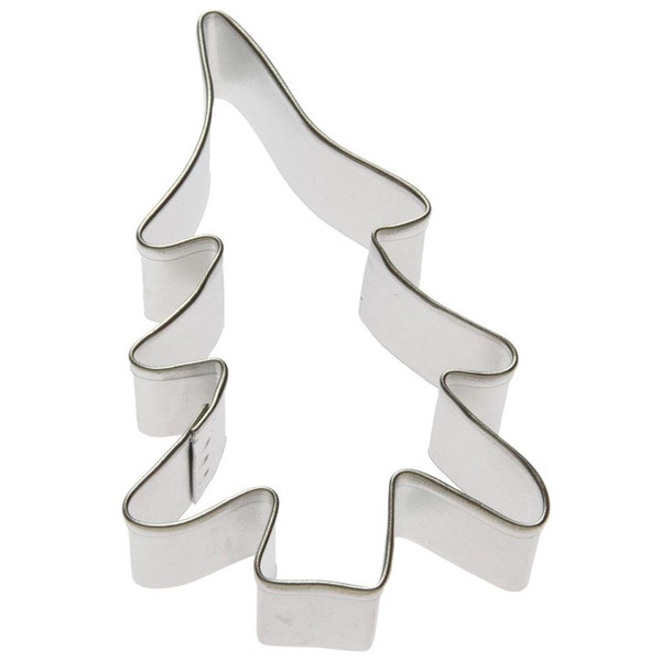 Primitive Folk Tree 3.5'' Cookie Cutter Metal Woodland Christmas Fall Harvest Birthday Party | Cookie Cutters