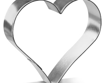 Heart 4'' Cookie Cutter Metal Love Valentine | Cookie Cutters