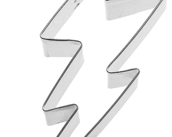 Lightning Bolt 5.25&#39;&#39; Cookie Cutter Metal | Cookie Cutters