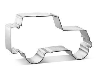 Off Road 4WD SUV Military Truck Vehicle 4.25'' Cookie Cutter Metal | Birthday Party Cookie Cutter | Cookie Cutters