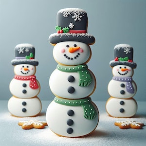 Snowman w/ Top Hat 4.5&#39;&#39; Christmas Cookie Cutter Metal