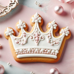 Crown Tiara 3.5&#39;&#39; Cookie Cutter Metal Princess British Royal | Cookie Cutters