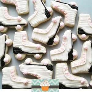 Decorated Roller Skate Cookies