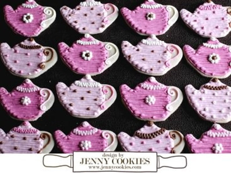 1 Dozen MINI Teapot and Teacup Cookie Cutter Sets Tea Party Etsy