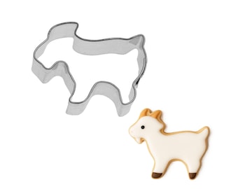 Mini Goat Cookie Cutter 1.5'' Metal Animal Farm Treats | Cookie Cutters
