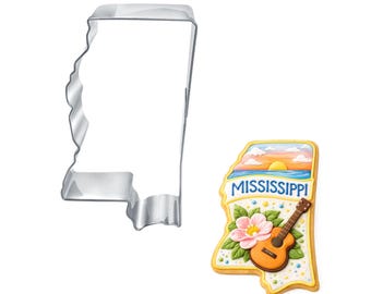 Mississippi State 3.75'' Cookie Cutter Metal School United States Cookie Cutters