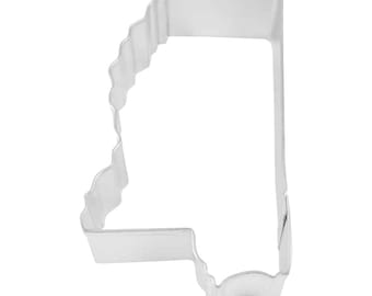 Mississippi State 3.5'' Cookie Cutter Metal | College Football School | United States Cookie Cutters | Birthday Party | Wedding Favor