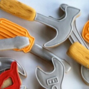 Hand Saw Cookie Cutter 5'' Tool Metal Construction Father's Day Construction Father's Day Cookie Cutters image 7