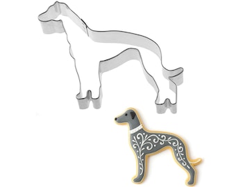 Greyhound Dog 4.5" Cookie Cutter | Metal Pet Treat Cutters