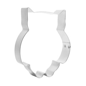Chubby Owl Cookie Cutter 4.25&#39;&#39; Metal Woodland Bird Animal | Cookie Cutters