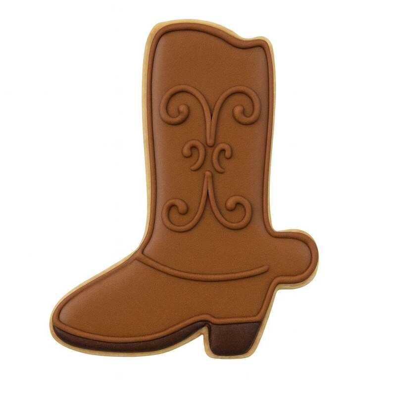Juego de 7 cortadores de galletas de metal con forma de caballo y animales de granja/rancho. imagen 7