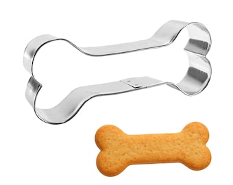 Dog Bone 5'' Cookie Cutter | Metal Pet Treat Bakery Cutter