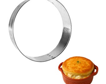 Circle 5'' Biscuit Round Cookie Cutter Metal | Cookie Cutters