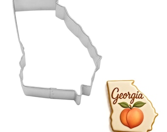 Georgia State 3.5'' Cookie Cutter Metal School United States Cookie Cutters
