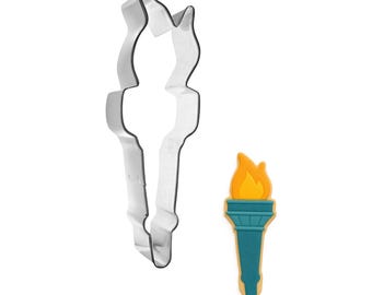 Torch 5'' Cookie Cutter Patriotic Sports Metal | Cookie Cutters