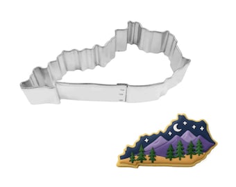 Kentucky State 3.5'' Cookie Cutter Metal School United States Cookie Cutters