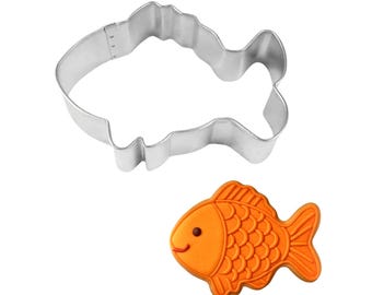 Ocean Fish 3.5'' Cookie Cutter | Metal Nautical Ocean Theme