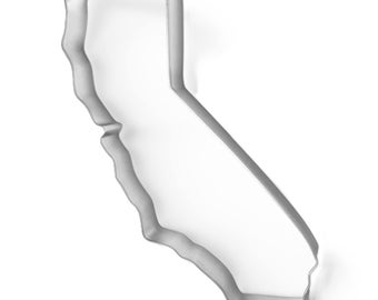Large California State 6'' Cookie Cutter Metal School Graduation United States Cookie Cutters
